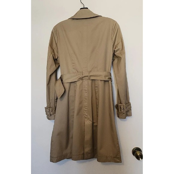 Topshop Double Breasted Trench Coat SZ 2 - Picture 3 of 11